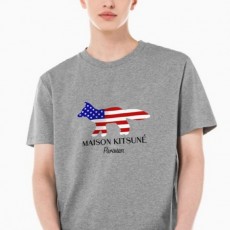 메* 키츠네 USA fox 티셔츠