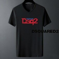 디* DSQ2 레드 포인트 티셔츠