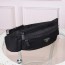 프** 리나일론 앤 사피아노 레더 벨트백 블랙 Re-Nylon and Saffiano Leather Belt Bag Black